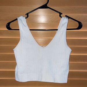 White Seamless Tank
